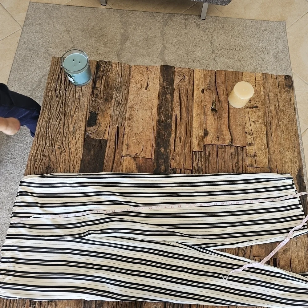 Club Monaco Black and White Striped Jumpsuit Size 10 and Size 6 - Picture 7 of 16